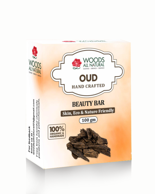 Oud Handcrafted Beauty Bar (100 g) - 100% Organic