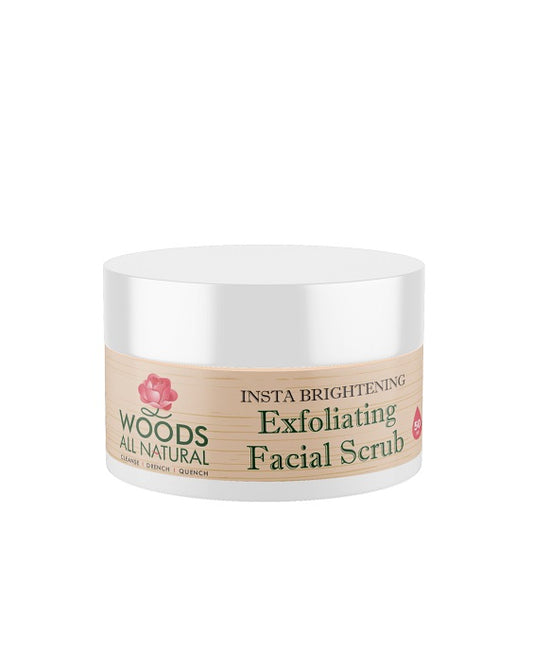 Insta Brightening Exfoliating Facial Scrub for All Skin Types (50 gm)